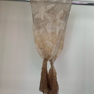 Floral Sheer Scarf